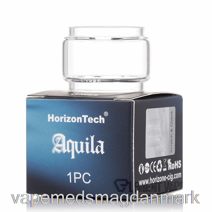 Vape Uden Nikotin Horizon Tech Aquila Erstatningsglas 5ml Bobleglas